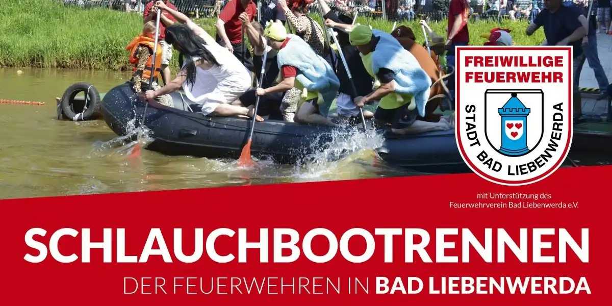 28 Schlauchbootrennen der Feuerwehren in Bad Liebenwerda